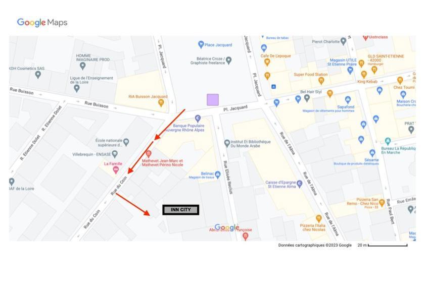 "Silk & Suites" City Center แซงต์-เอเตียน ภายนอก รูปภาพ